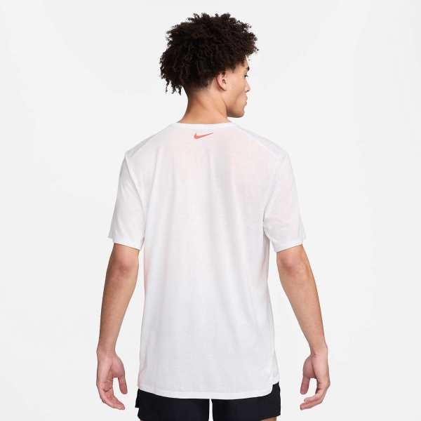 Nike Run Energy Rise 365 T-Shirt - Summit White/Picante Red