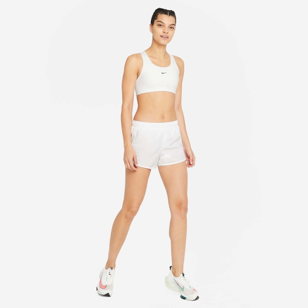 Nike Tempo Race 3in Pantaloncini - White/Reflective Silver