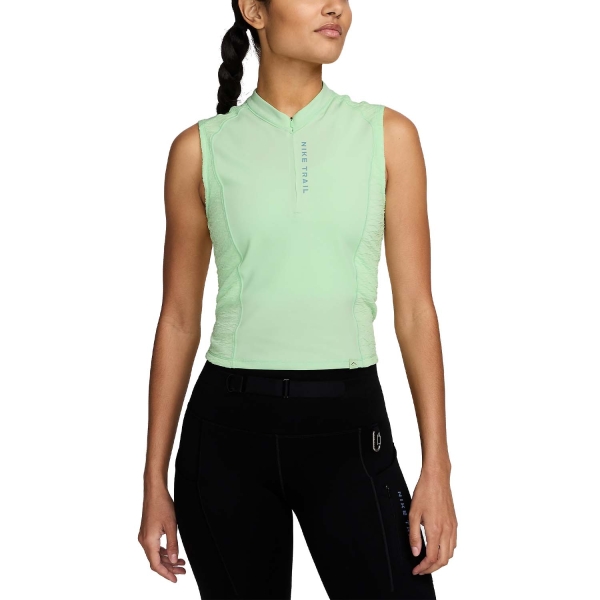 Top Running Mujer Nike Trail DriFIT Top  Vapor Green/Bicoastal FN2674376