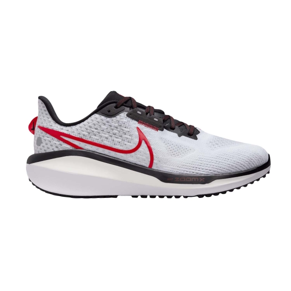 Men's Neutral Running Shoes Nike Vomero 17  White/Black/Fire Red/Platinum Tint FB1309103