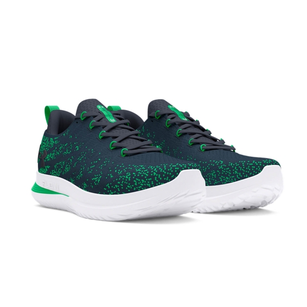 Under Armour Flow Velociti Wind 3 - Downpour Gray/Vapor Green/White