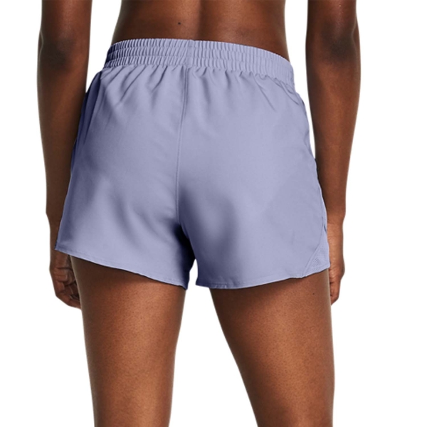 Under Armour Fly By 4in Shorts - Celeste/Reflective