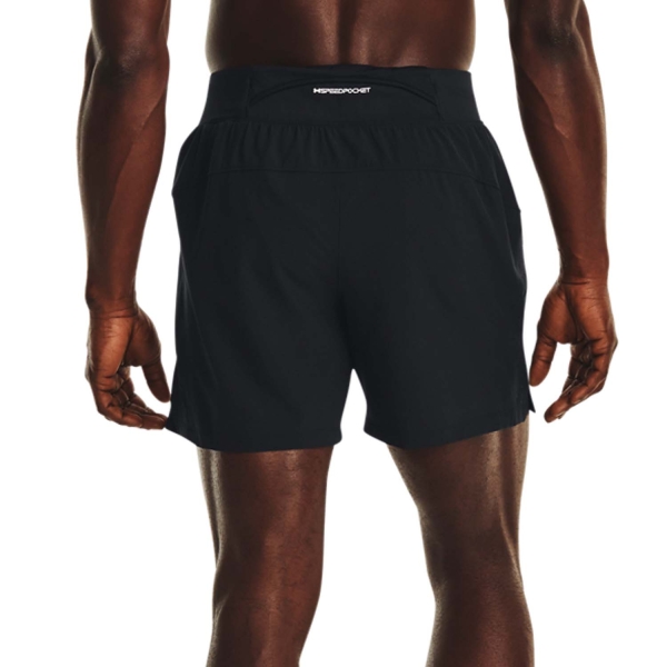 Under Armour Launch Elite 5in Shorts - Black/Reflective