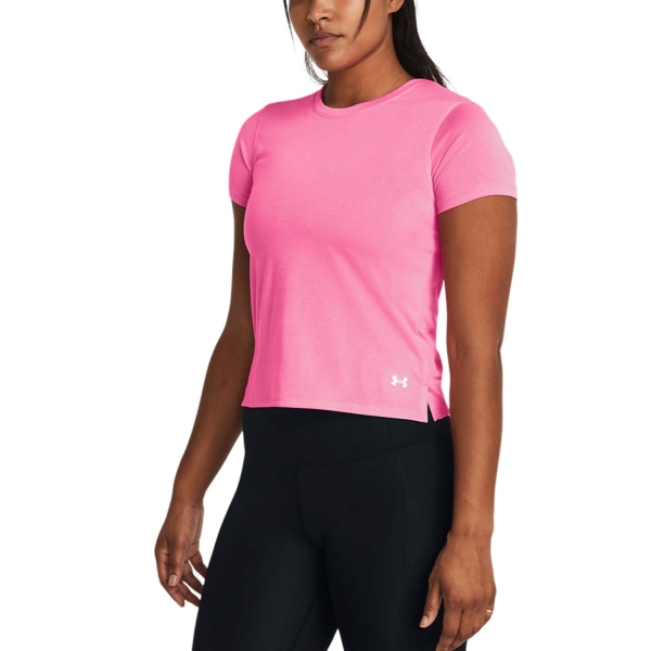 Women's Running T-Shirts Under Armour Streaker TShirt  Fluo Pink/Reflective 13824340682