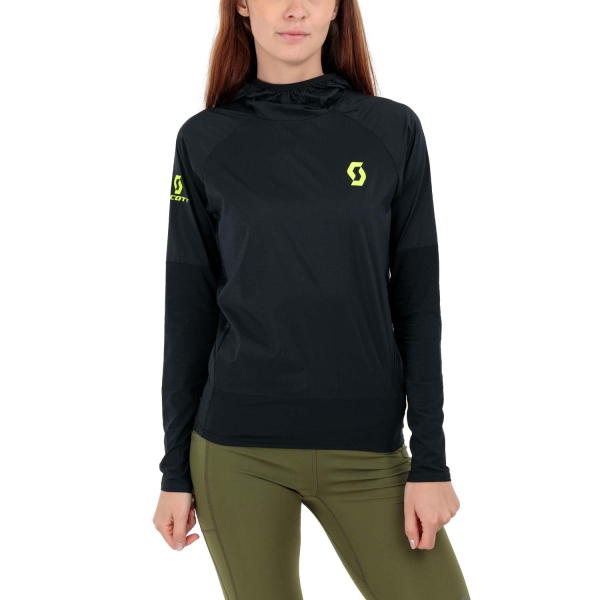 Chaqueta Running Hombre Scott Windshield RC Run Chaqueta  Black/Yellow 2752601040