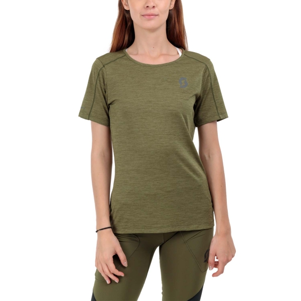 Camiseta Running Mujer Scott Endurance LT Camiseta  Fir Green 4032557340