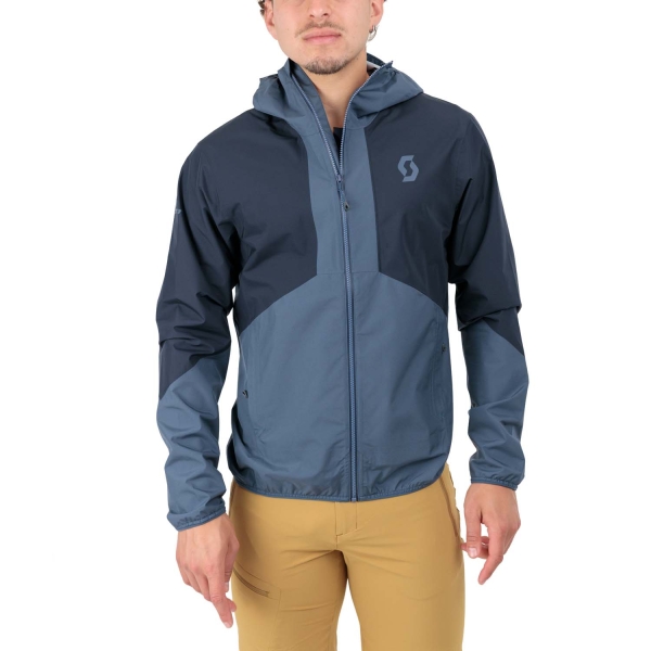 Men's Outdoor Jacket and Shirt Scott Explorair Light Dryo 2.5L Jacket  Metal Blue/Dark Blue 4041127378