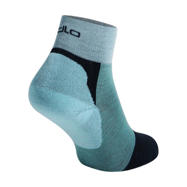 Odlo Quarter Performance Hike Socks - Black/Arctic