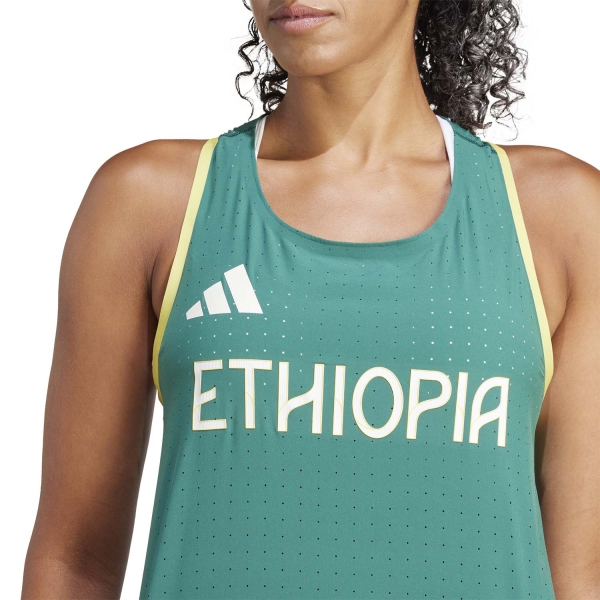 adidas Team Ethiopia Tank - Cgreen