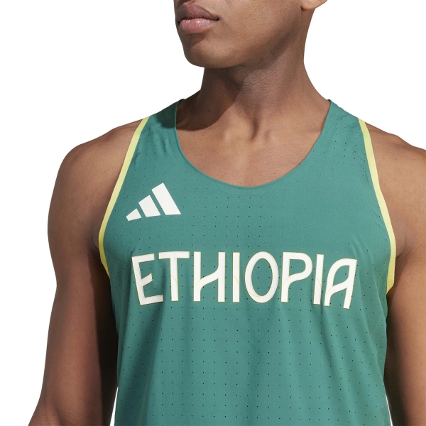 adidas Team Ethiopia Tank - Cgreen