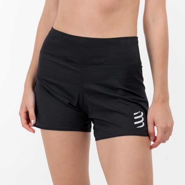 Women's Running Shorts Compressport Performance 5in Shorts  Black ASHW4069000