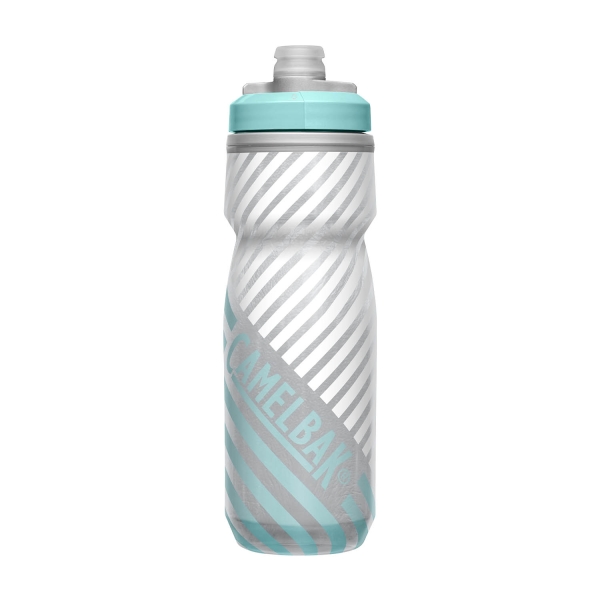 Hydratation Accessories Camelbak Podium Chill 620 ml Water bottle  Grey/Teal Stripe 1874304062