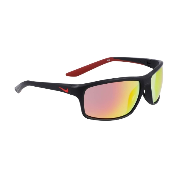 Nike Adrenaline 22 Gafas de Sol - Matte Black/Red Mirror