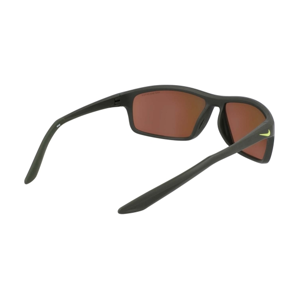 Nike Adrenaline 22 Sunglasses - Matte Sequoia/Green Mirror