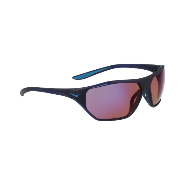 Nike Aero Drift Gafas de sol - Matte Midnight Navy/Road Tint