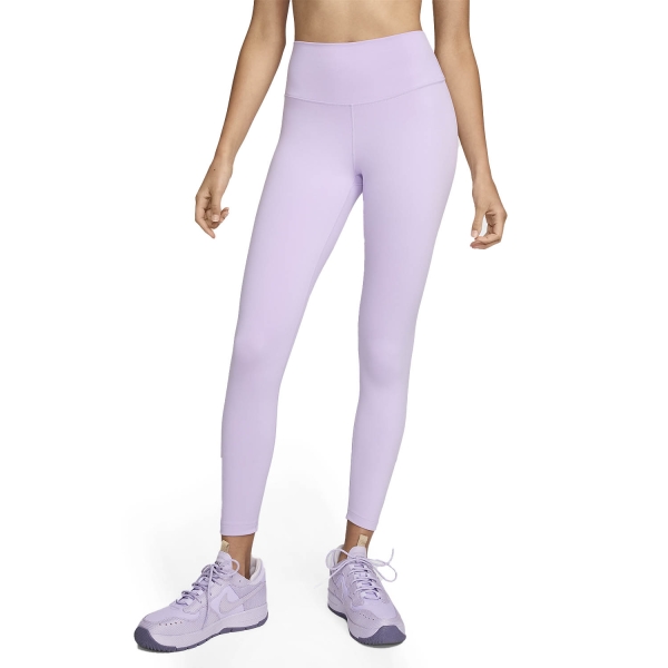 Women's Running Tights Nike DriFIT One 7/8 Tights  Lilac Bloom/Black FN3232512