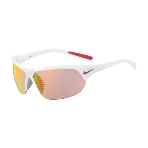 Running Sunglasses Nike Skylon Ace Sunglasses  White/Grey/Red Mirror NKFQ4683 106