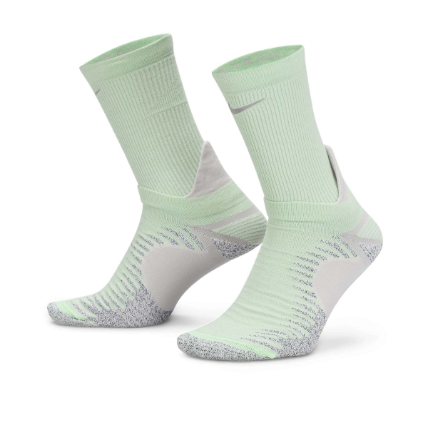 Running Socks Nike Trail Crew Socks  Vapor Green/Light Iron Ore/Reflective Silver CU7203376