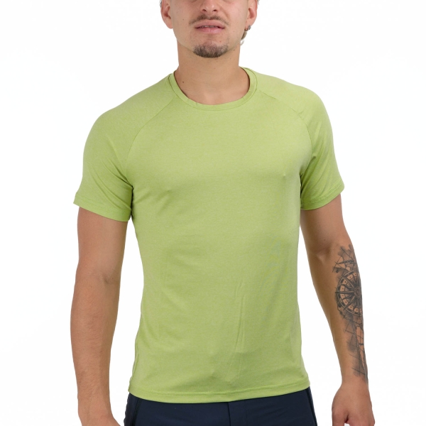 Men's Running T-Shirt Odlo Active 365 TShirt  Sharp Green Melange 31410240417