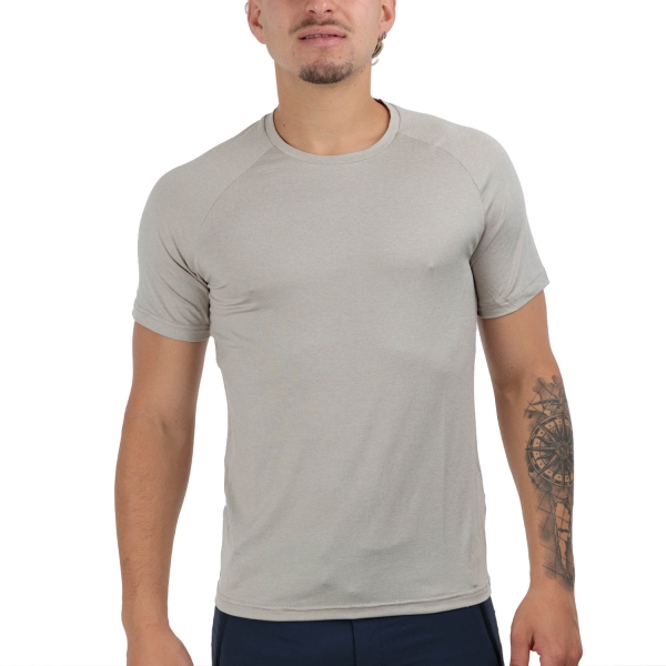Men's Running T-Shirt Odlo Active 365 TShirt  Silver Cloud Melange 31410210703