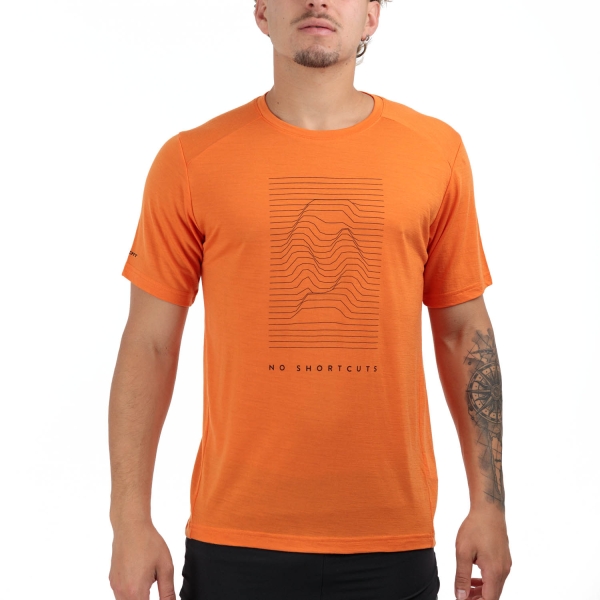 Camisetas Outdoor Hombre Scott Defined Merino Graphic Camiseta  Flash Orange 4196107714
