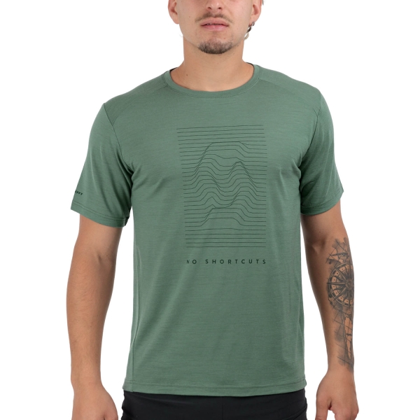 Camisetas Outdoor Hombre Scott Defined Merino Graphic Camiseta  Haze Green 4196107713