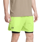 Under Armour Vanish Woven 2 in 1 6in Pantaloncini - Morph Green/Black