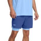 Under Armour Vanish Woven 2 in 1 6in Pantaloncini - Tech Blue/Horizon Blue