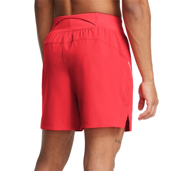 Under Armour Launch Elite 5in Pantaloncini - Racer Red/Reflective