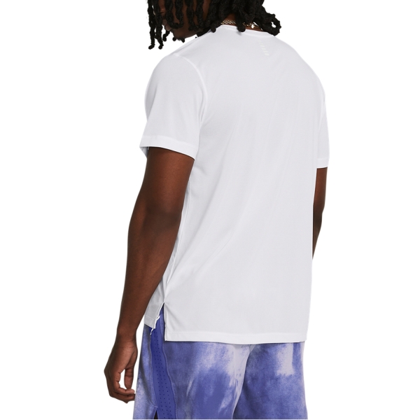 Under Armour Streaker Logo Maglietta - White/Reflective