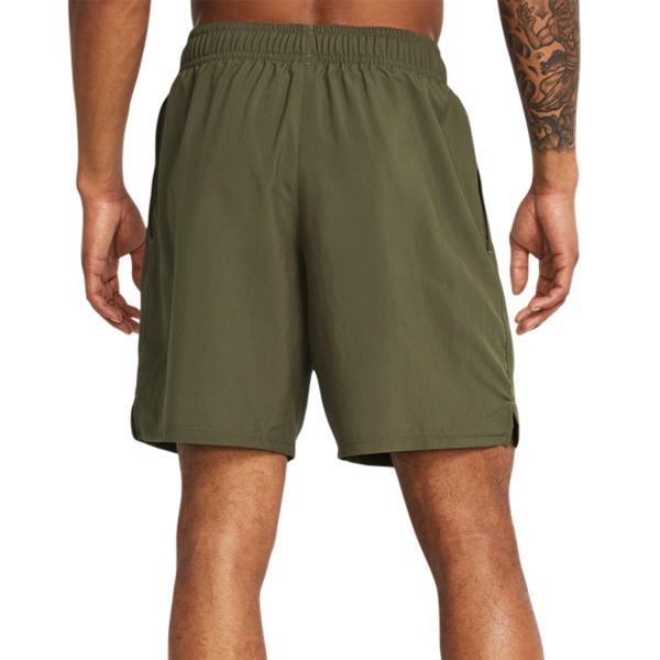 Under Armour Woven Split 9in Shorts - Marine Od Green/Black