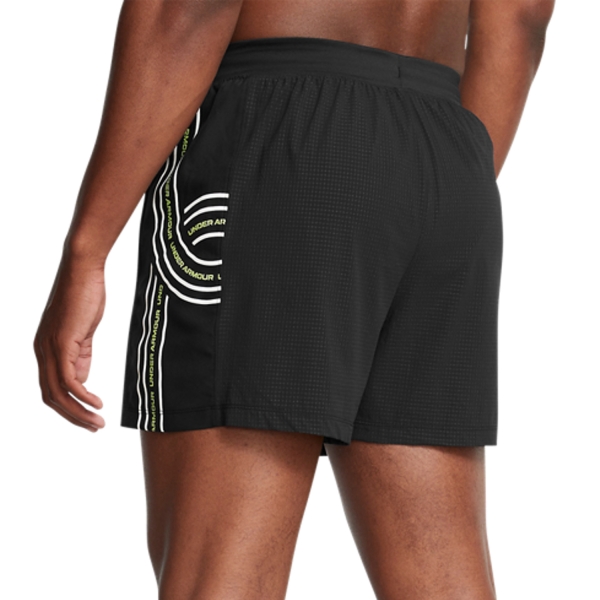 Under Armour Launch 4in Pantaloncini - Black/White