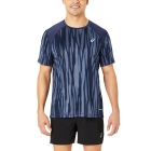 Asics Road All Over Print Maglietta - Blue Expanse/Midnight