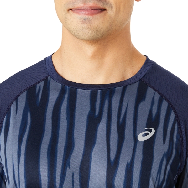 Asics Road All Over Print Camisa - Blue Expanse/Midnight
