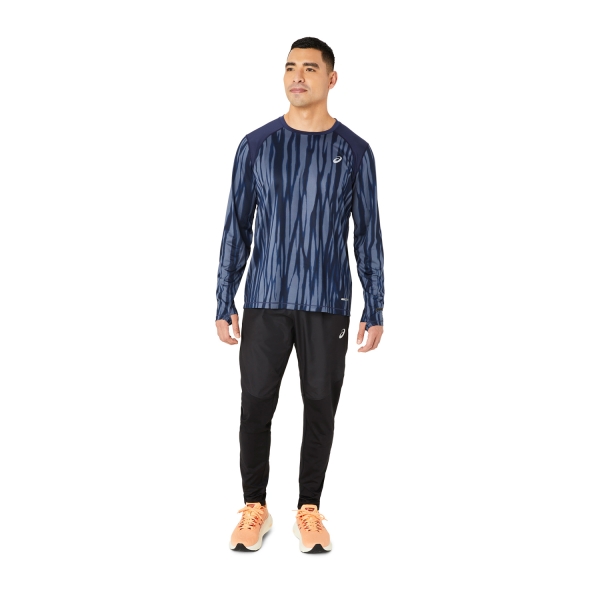 Asics Road All Over Print Camisa - Blue Expanse/Midnight