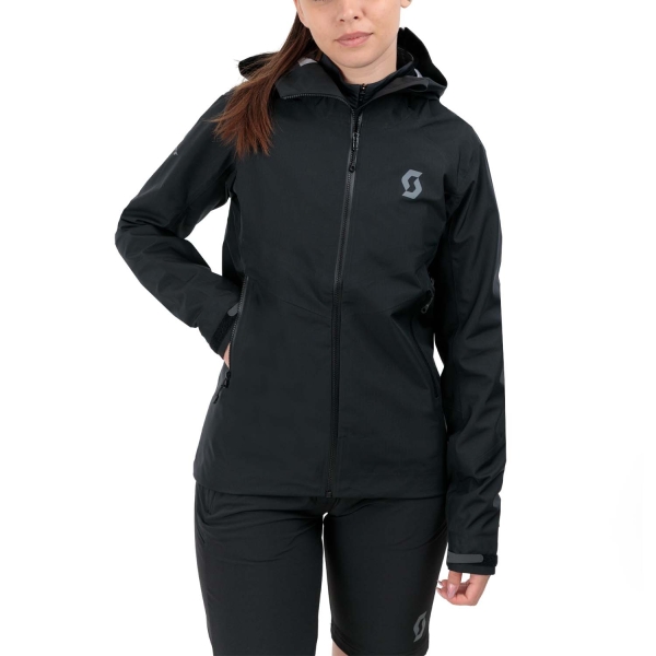 Women's Outdoor Jacket and Shirt Scott Explorair Light Dryo 3L Jacket  Black 2893240001