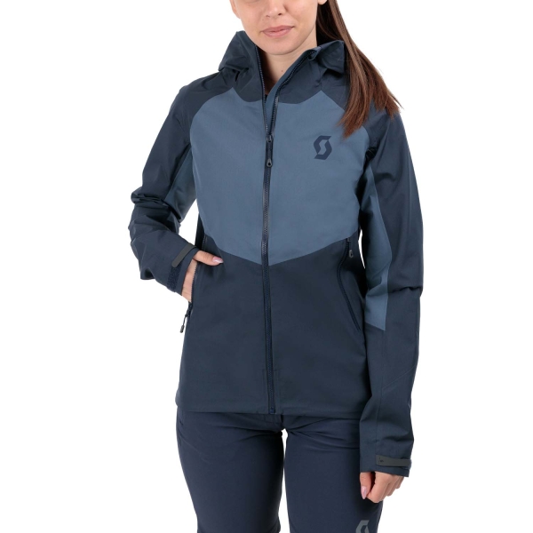 Women's Outdoor Jacket and Shirt Scott Explorair Light Dryo 3L Jacket  Dark Blue/Metal Blue 2893247367