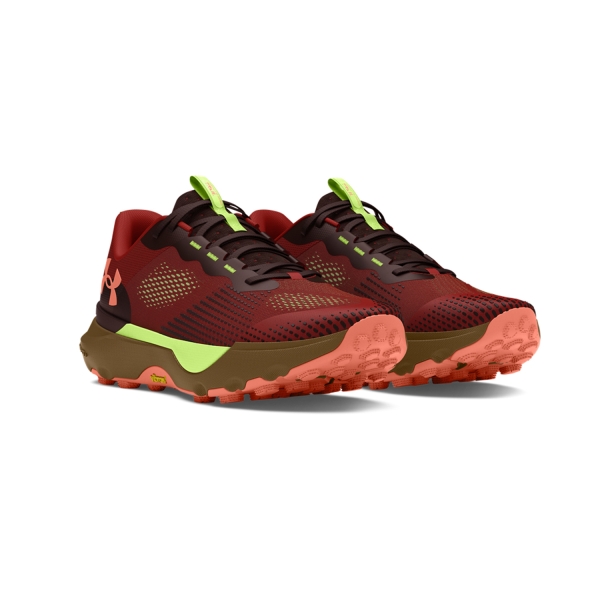 Under Armour Infinite Pro Trail - Earthen Orange/Brown Obsidian/Flare Orange