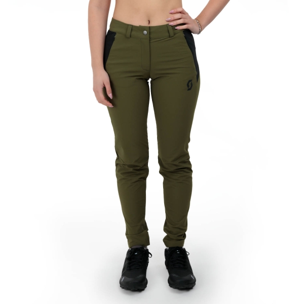 Shorts e Pantaloni Outdoor Donna Scott Explorair Tech Pantaloni  Fir Green/Black 4031767386