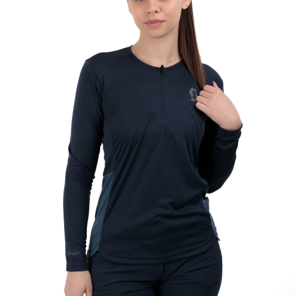 Maglia Running Donna Scott Endurance Maglia  Dark Blue/Metal Blue 4032157367