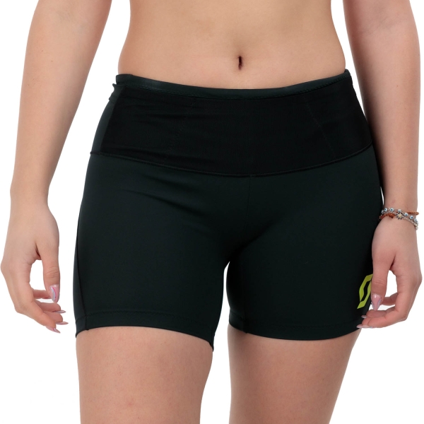 Pantalones cortos Running Mujer Scott RC Run 5in Shorts  Black/Yellow 4049711040