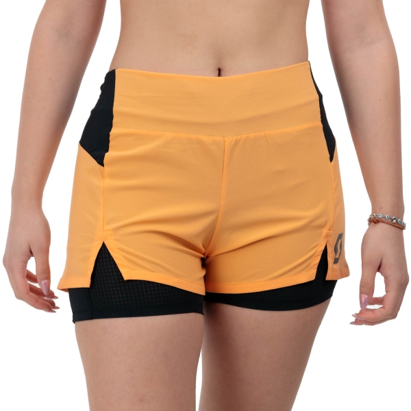 Women's Running Shorts Scott Hybrid Endurance 3.5in Shorts  Tech Melon Orange/Black 4143967753