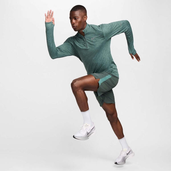 Nike Dri-FIT Element Logo Maglia - Vintage Green/Bicoastal/Reflective Silver