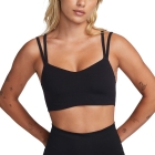 Nike Zenvy Strappy Sports Bra - Black/Sail