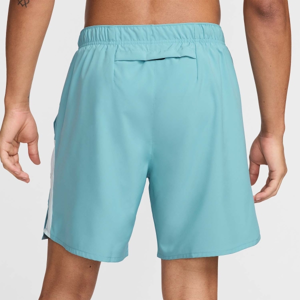 Nike Challenger Logo 7in Pantaloncini - Denim Turquoise/Glacier Blue/Reflective Silver