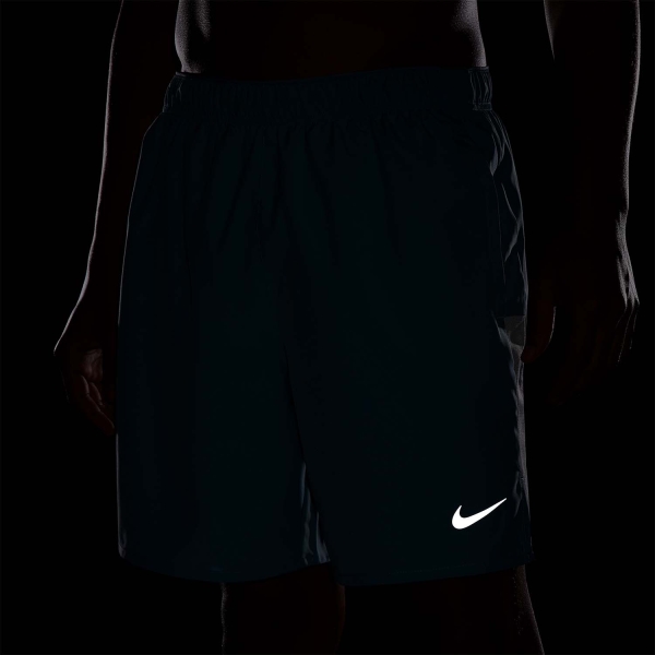 Nike Challenger Logo 7in Pantaloncini - Denim Turquoise/Glacier Blue/Reflective Silver
