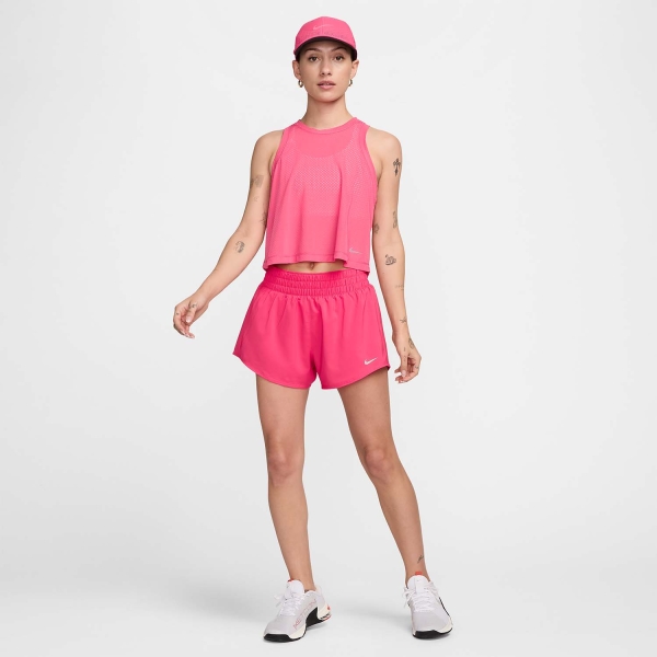 Nike Dri-FIT One 3in Pantaloncini - Aster Pink/Reflective Silver