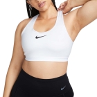 Nike Swoosh Logo Reggiseno Sportivo - White/Black