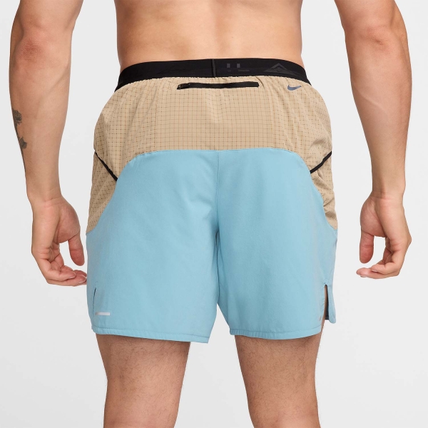 Nike Dri-FIT Second Sunrise 7in Shorts - Denim Turquoise/Khaki/Black