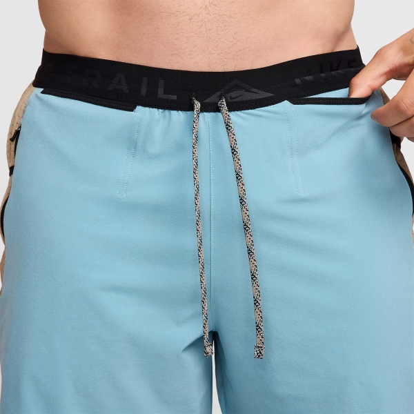 Nike Dri-FIT Second Sunrise 7in Shorts - Denim Turquoise/Khaki/Black
